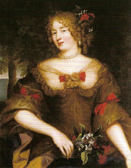 Pierre Mignard Portrait of Francoise-Marguerite de Sevigne, Comtesse de Grignan France oil painting art